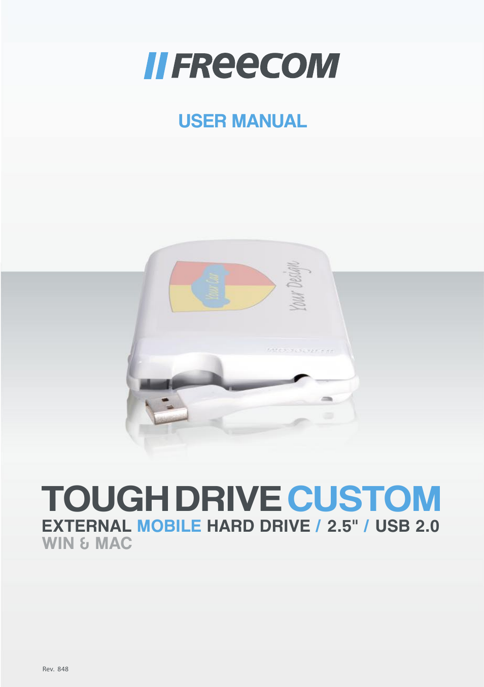 Freecom Tough Drive Custom User Manual | 30 pages