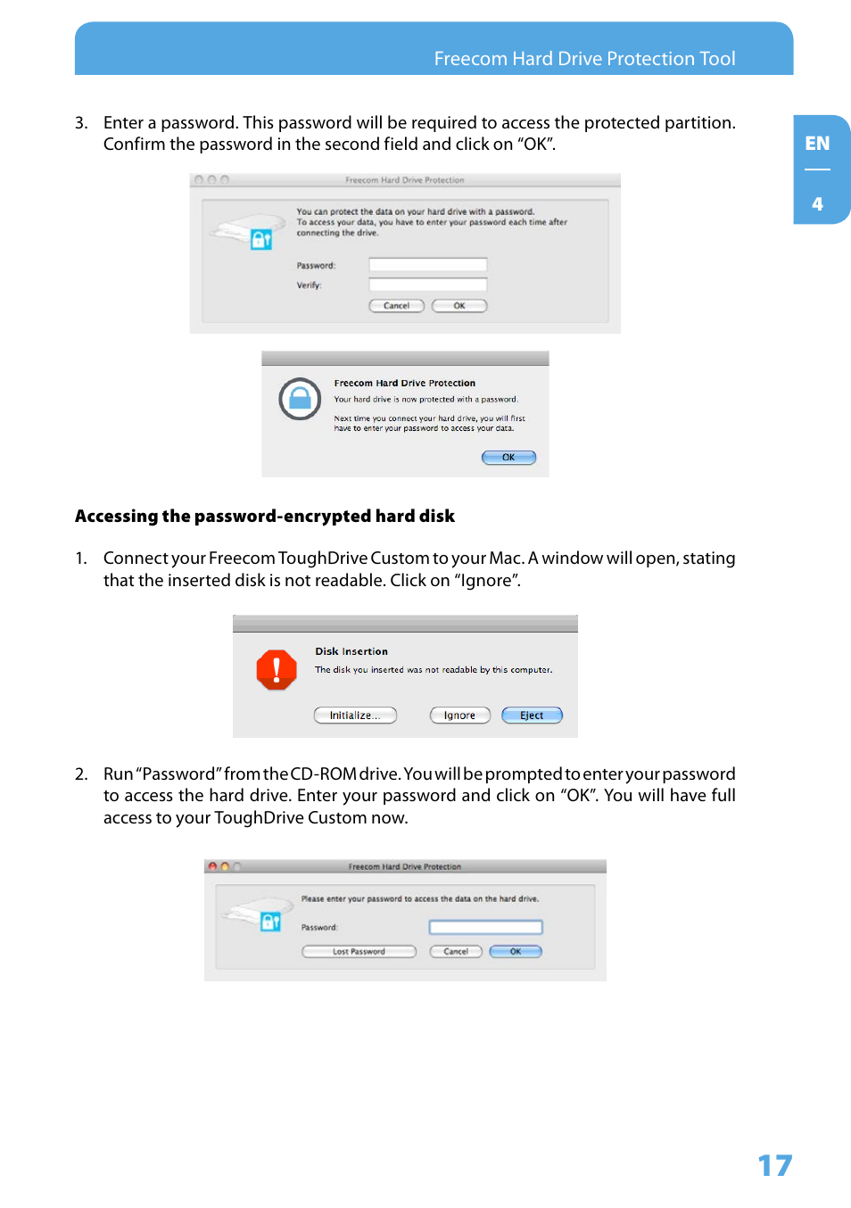 Freecom Tough Drive Custom User Manual | Page 17 / 30