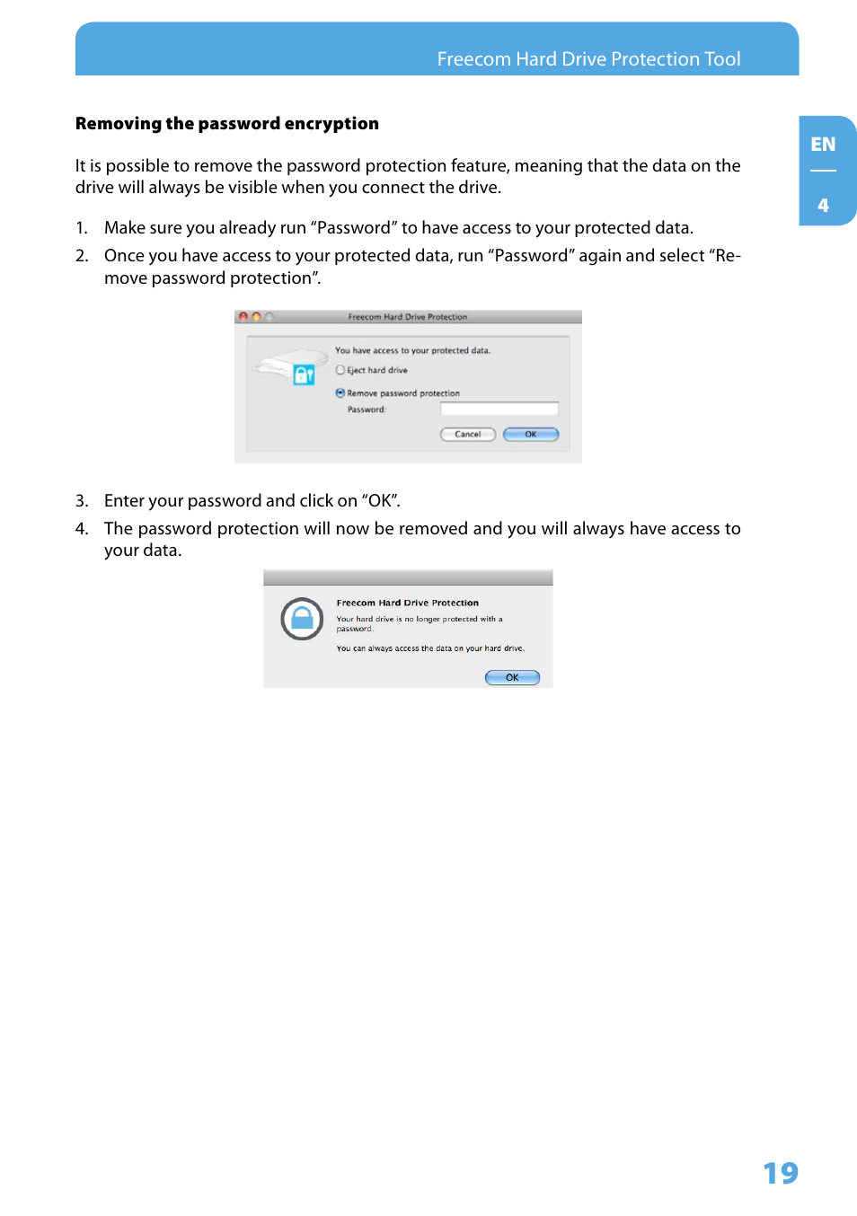 Freecom Tough Drive Custom User Manual | Page 19 / 30
