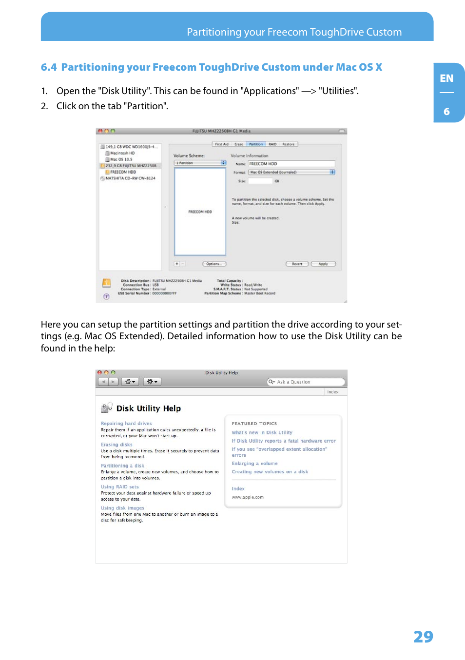 Freecom Tough Drive Custom User Manual | Page 29 / 30