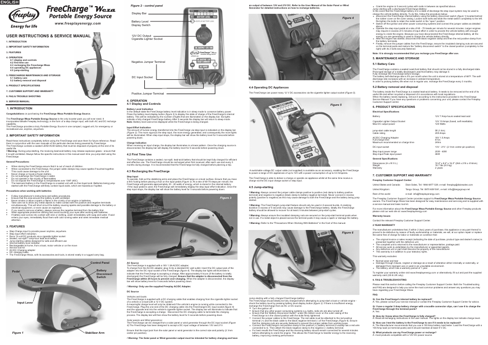 Freeplay Energy Weza User Manual | 2 pages