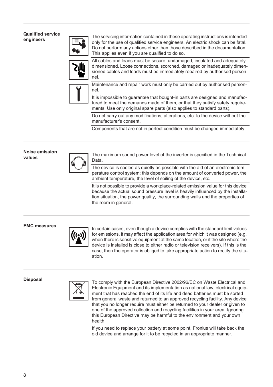 Fronius Energy Package User Manual | Page 10 / 128