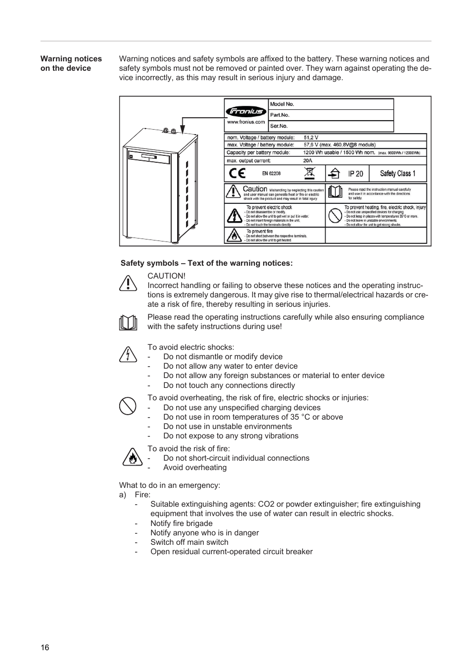 Fronius Energy Package User Manual | Page 18 / 128