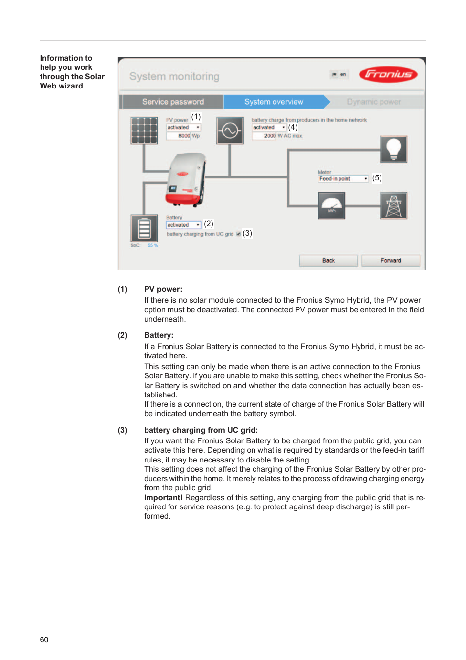 Fronius Energy Package User Manual | Page 62 / 128