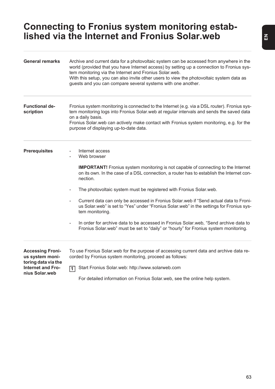 Fronius Energy Package User Manual | Page 65 / 128