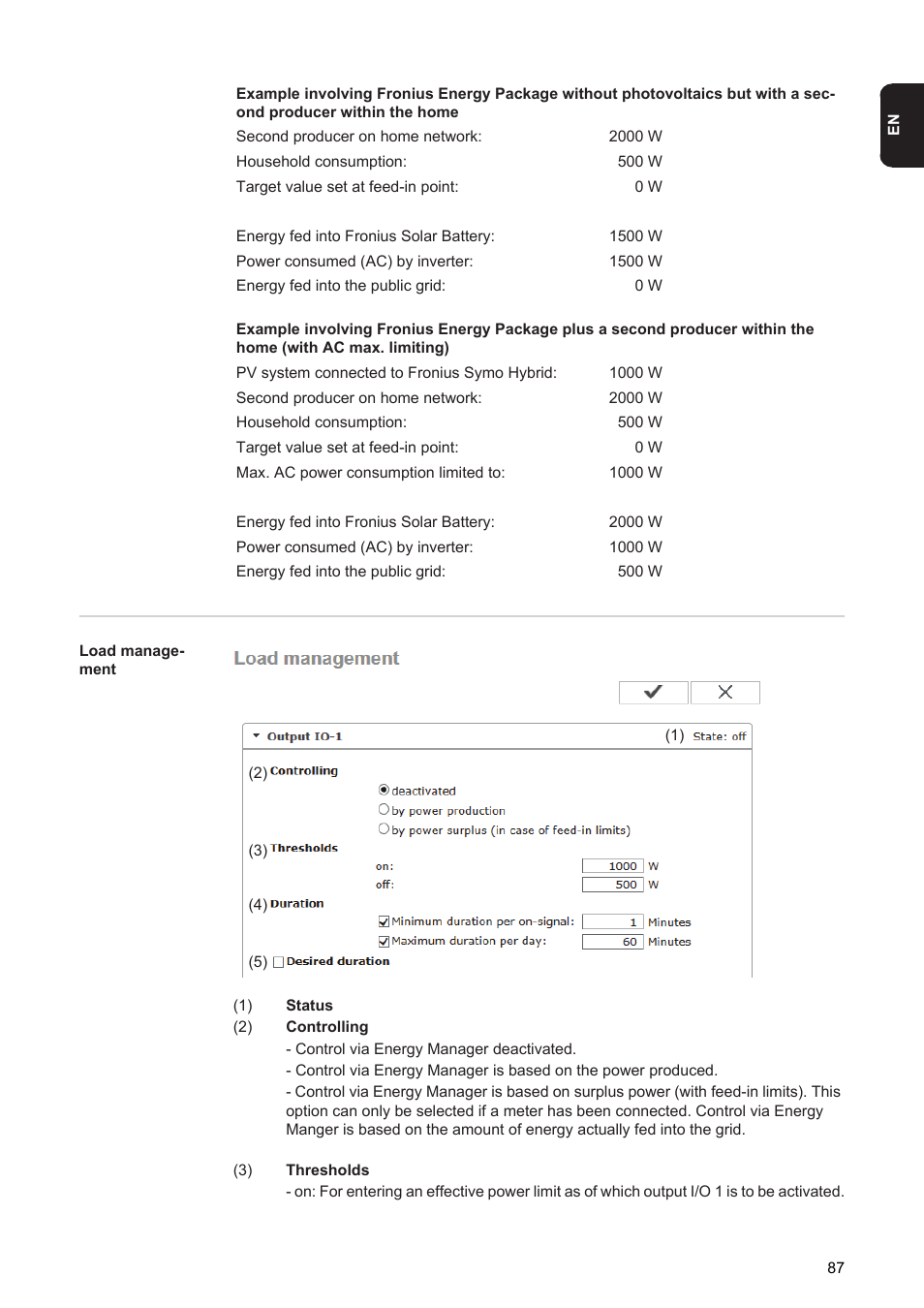 Fronius Energy Package User Manual | Page 89 / 128