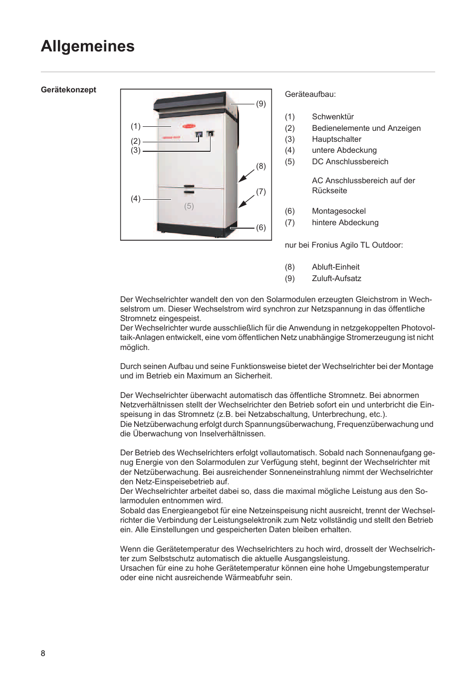 Allgemeines | Fronius Agilo 360.0-3 TL User Manual | Page 10 / 166