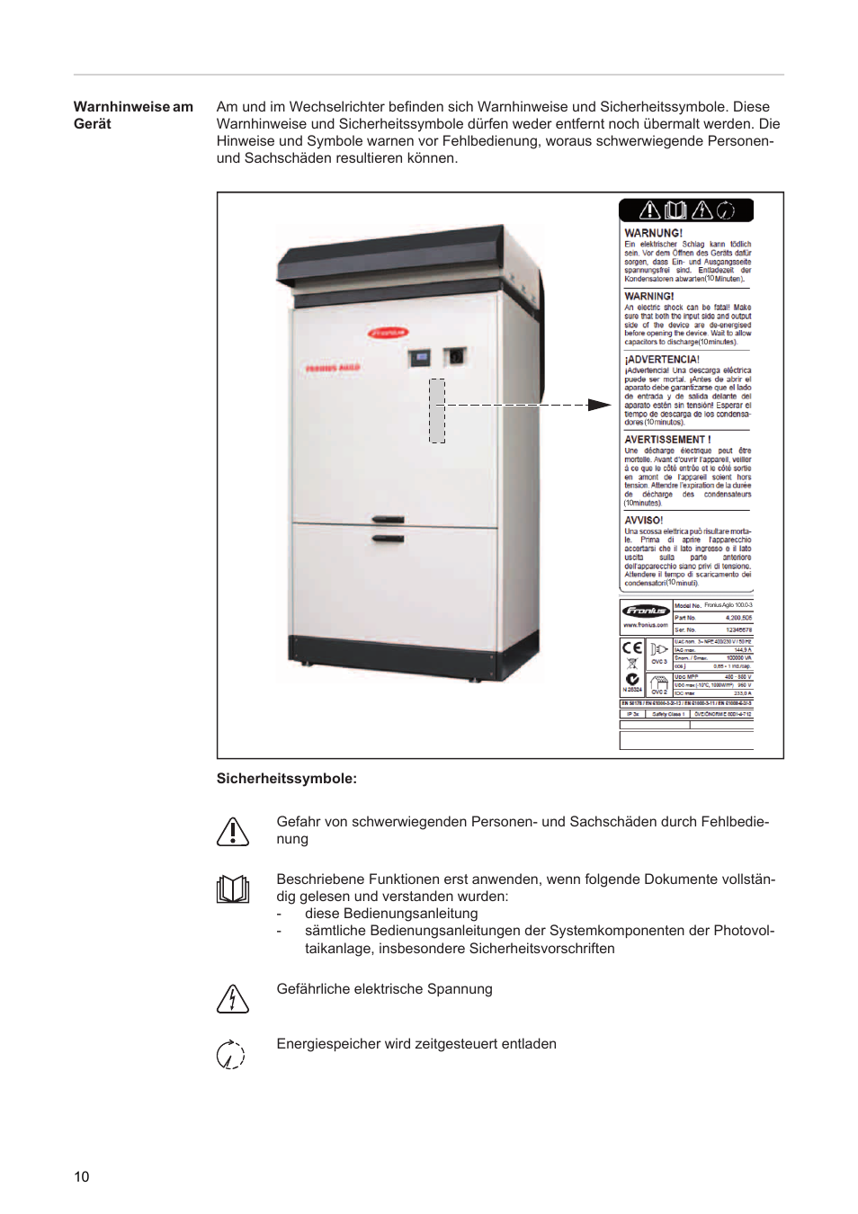 Fronius Agilo 360.0-3 TL User Manual | Page 12 / 166