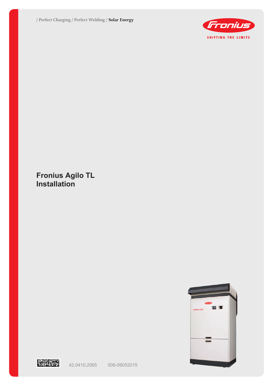 Fronius Agilo TL Installation User Manual | 52 pages