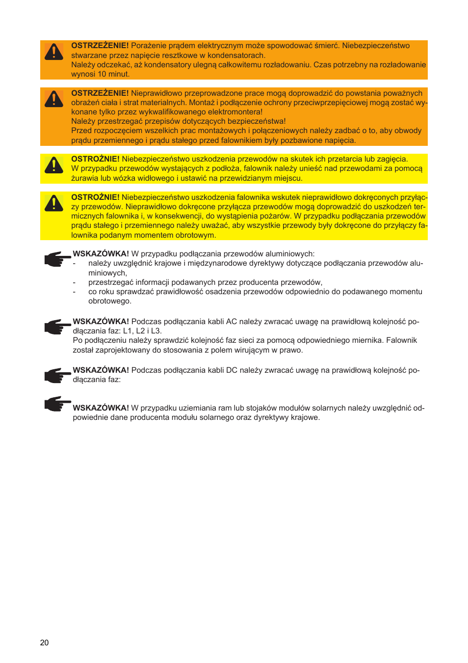 Fronius Agilo TL Installation User Manual | Page 22 / 52