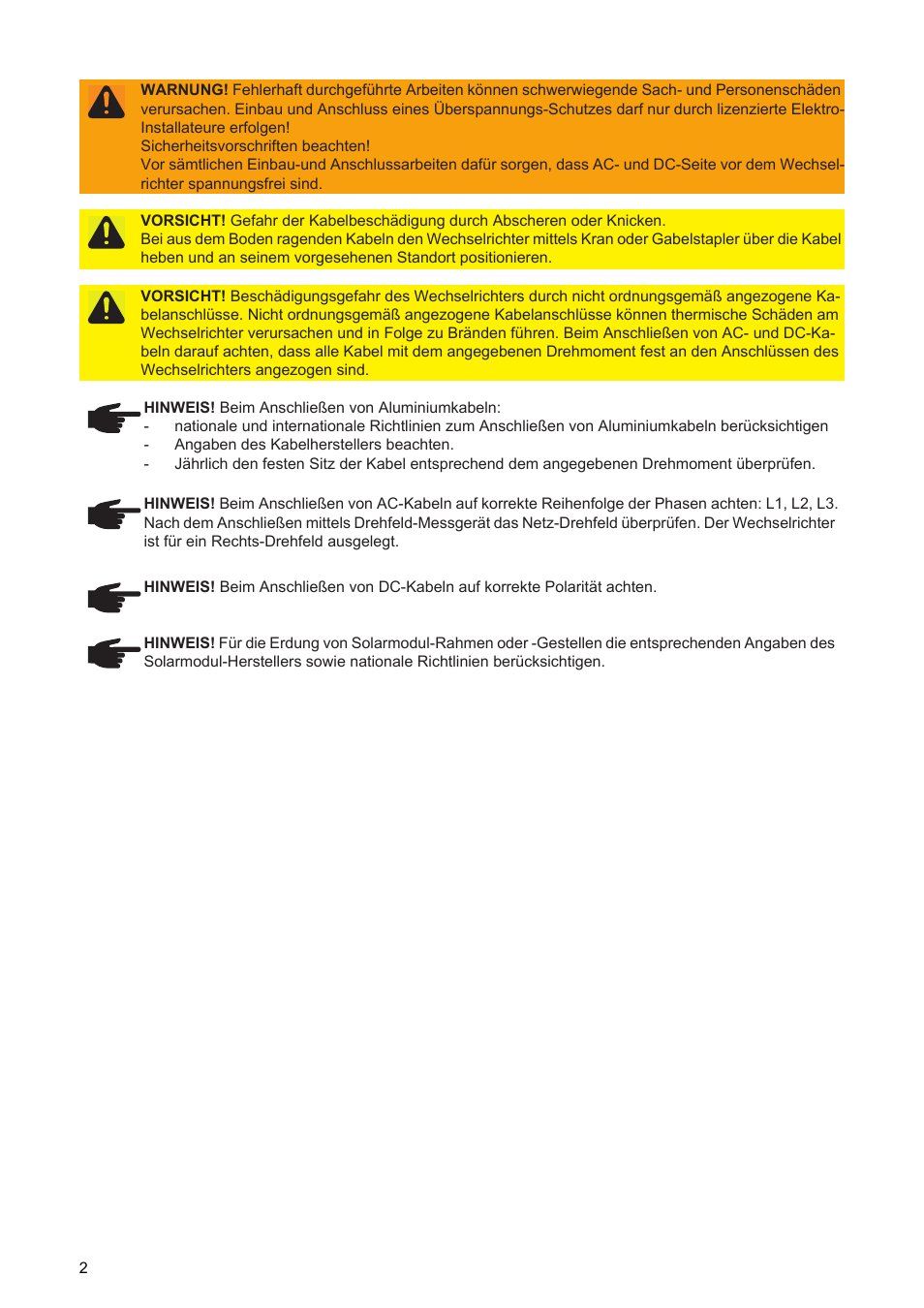 Fronius Agilo TL Installation User Manual | Page 4 / 52