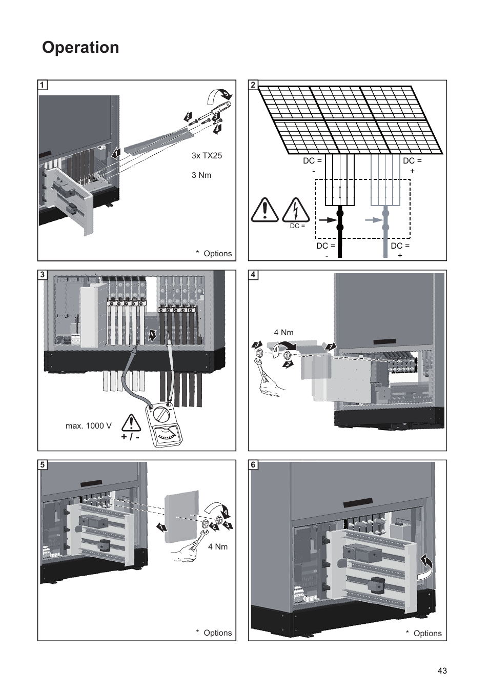 Operation | Fronius Agilo TL Installation User Manual | Page 45 / 52