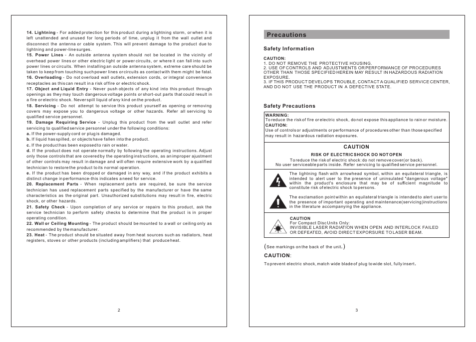 Т³гж 2 | Curtis RCD836 User Manual | Page 2 / 8