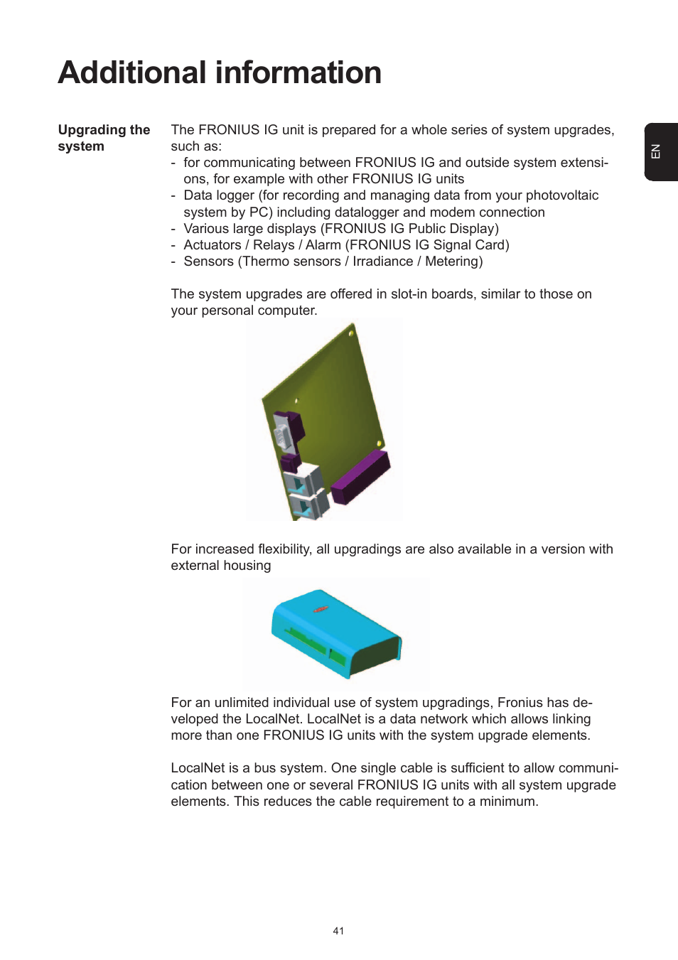 Additional information | Fronius IG 15 User Manual | Page 49 / 92