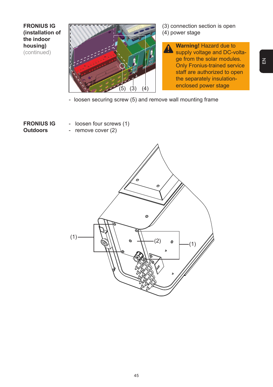 Fronius IG 15 User Manual | Page 53 / 92