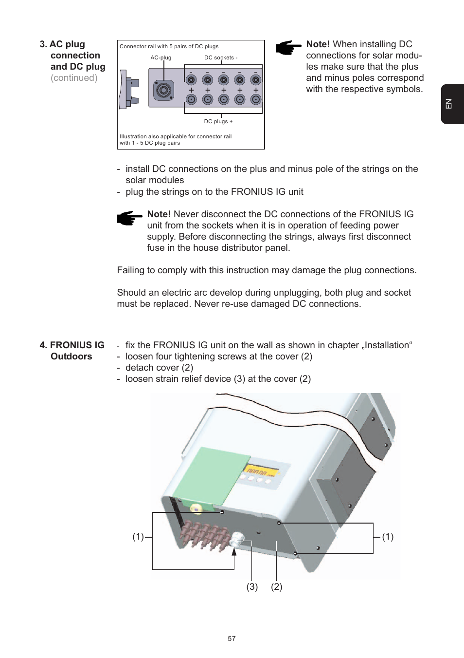 Fronius IG 15 User Manual | Page 65 / 92