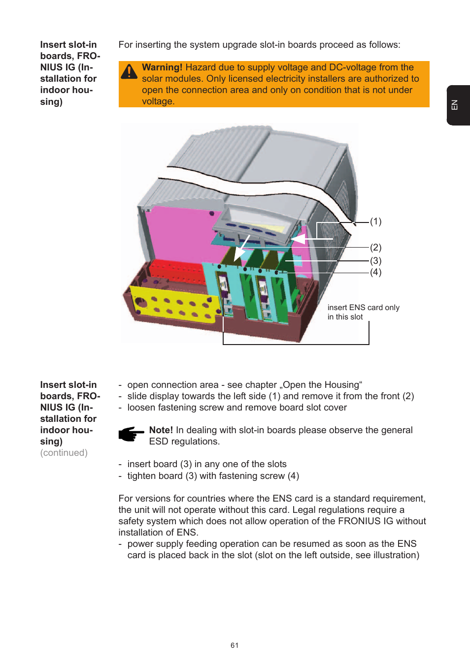 Fronius IG 15 User Manual | Page 69 / 92