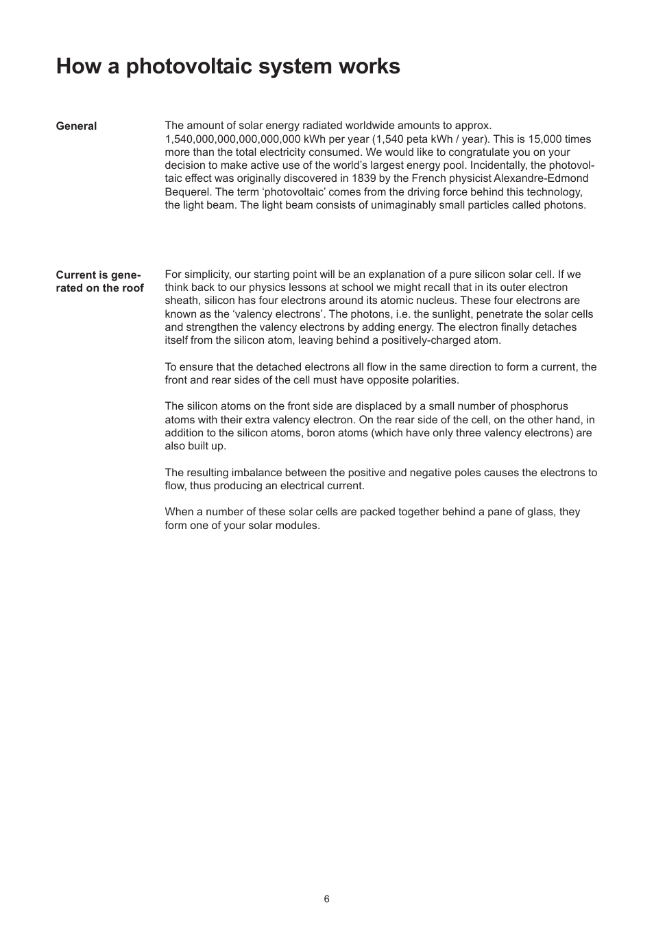 How a photovoltaic system works | Fronius IG 300 User Manual | Page 14 / 80