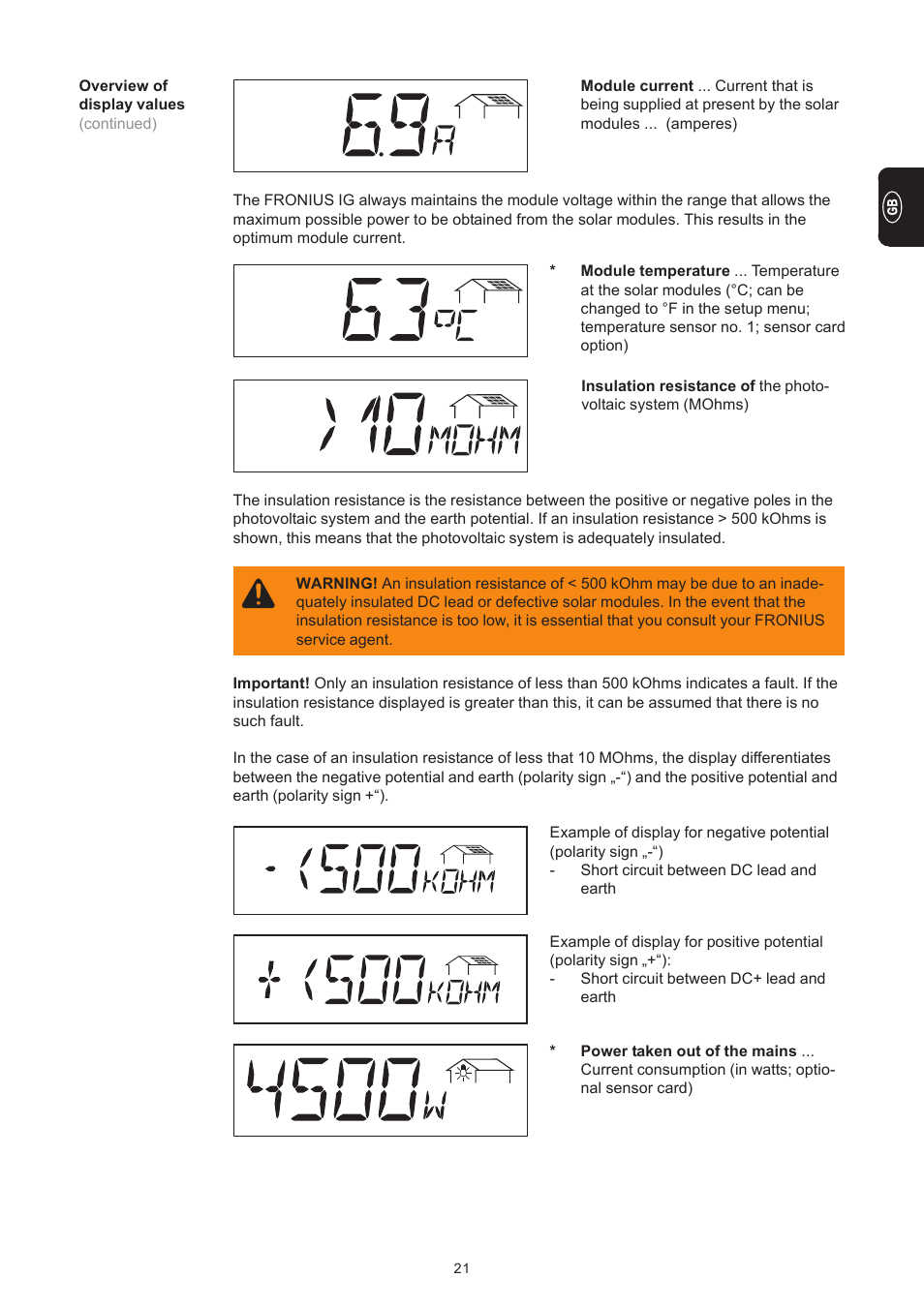 Fronius IG 300 User Manual | Page 29 / 80