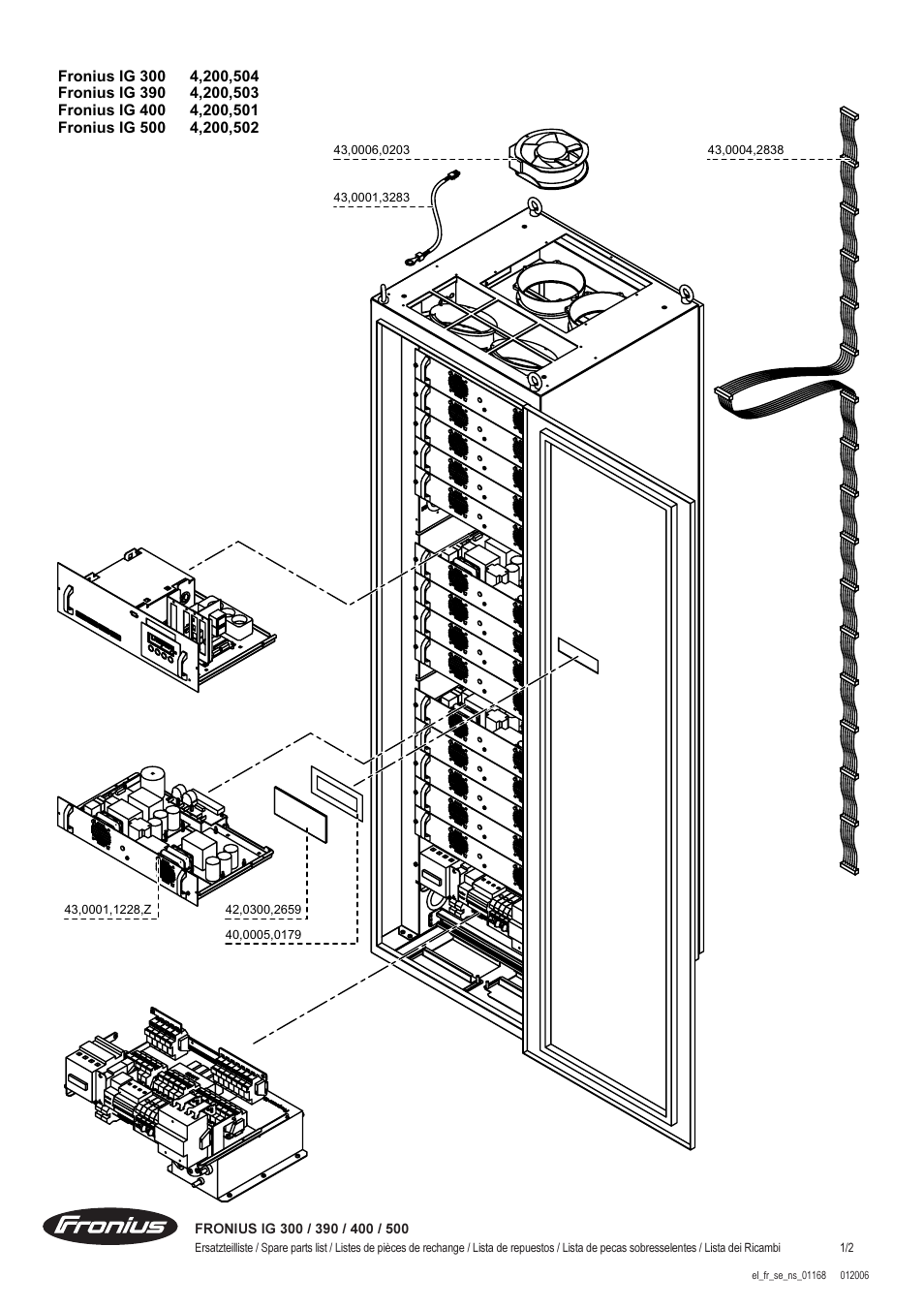 Fronius IG 300 User Manual | Page 78 / 80