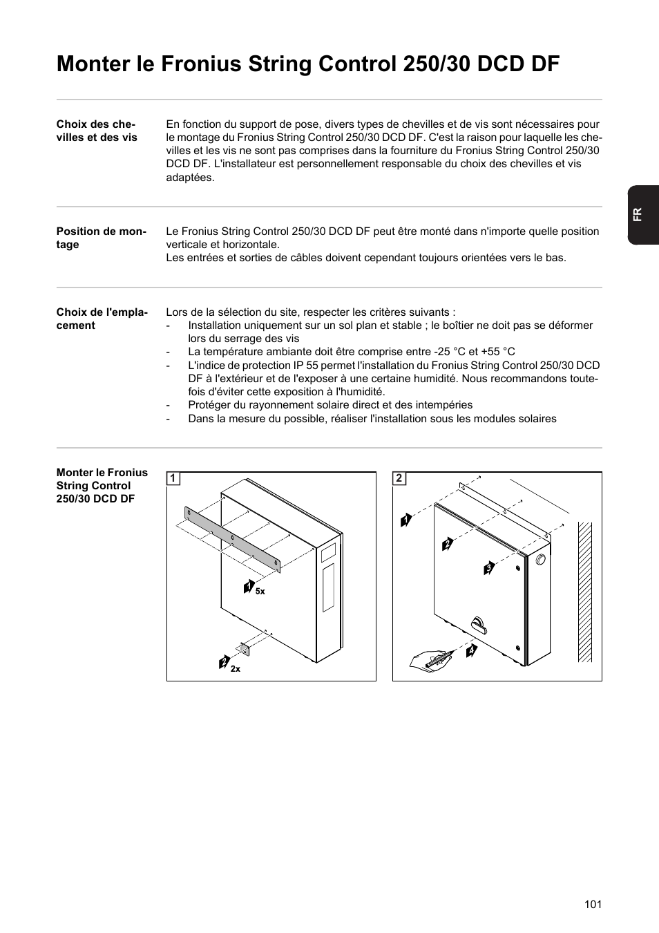 Fronius String Control 250/30 DCD DF User Manual | Page 103 / 132