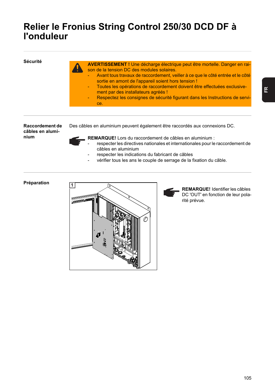 Fronius String Control 250/30 DCD DF User Manual | Page 107 / 132