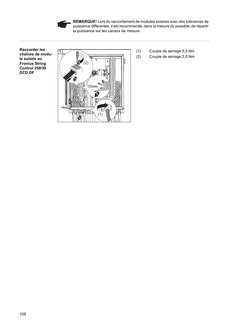 Fronius String Control 250/30 DCD DF User Manual | Page 110 / 132