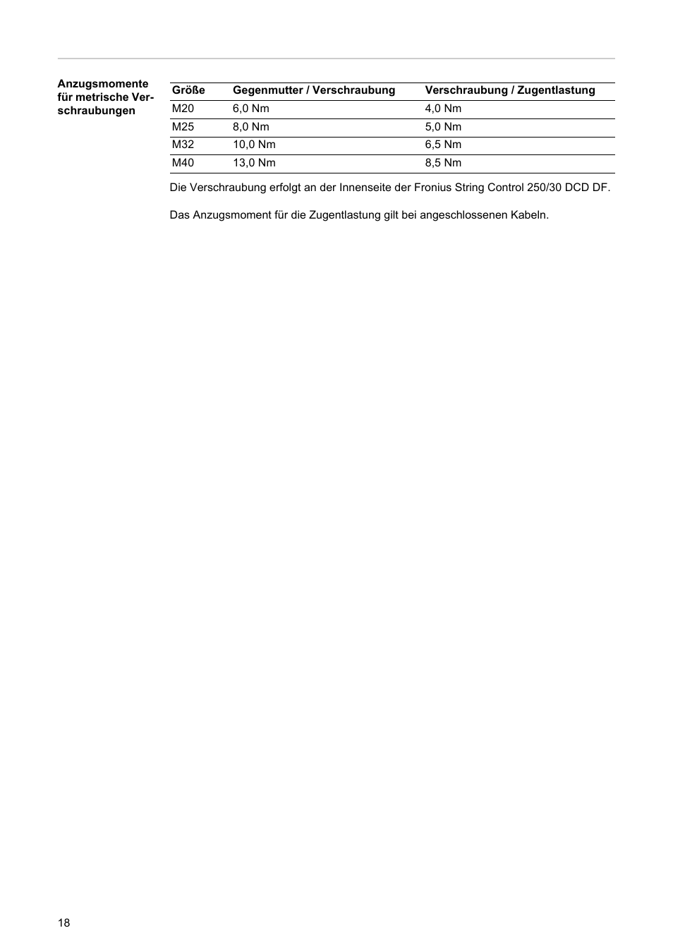 Fronius String Control 250/30 DCD DF User Manual | Page 20 / 132