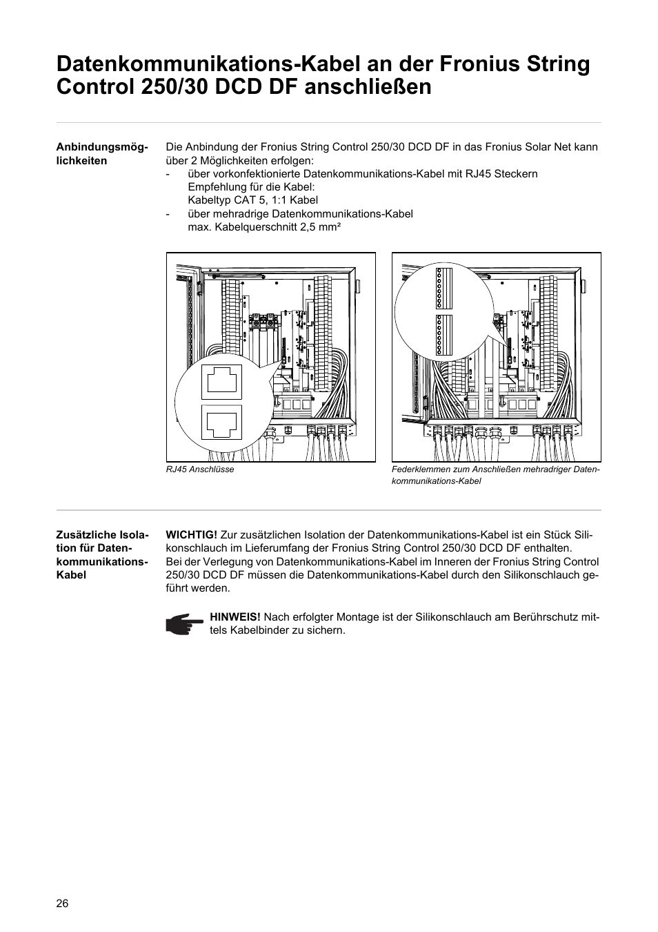 Fronius String Control 250/30 DCD DF User Manual | Page 28 / 132