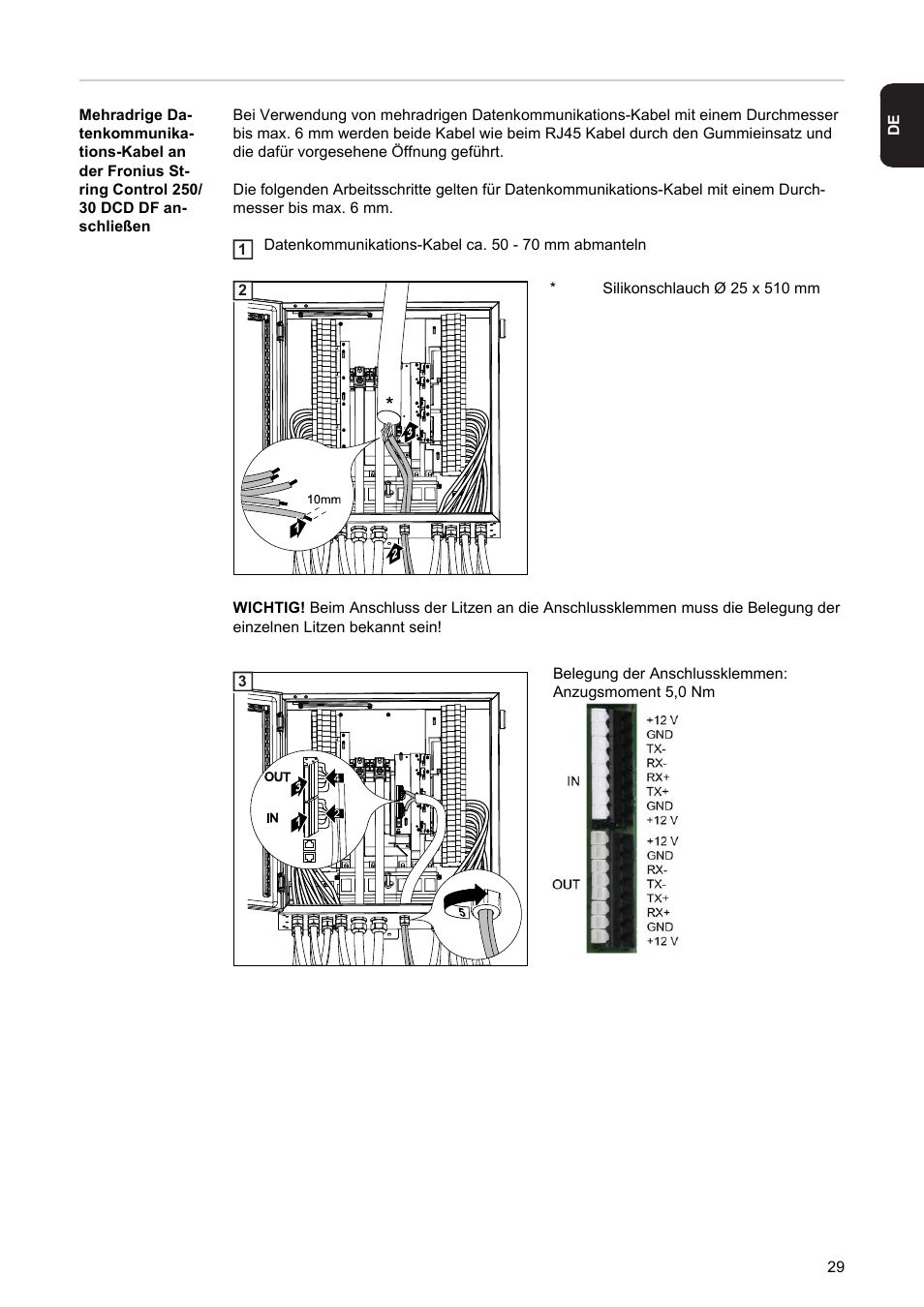 Fronius String Control 250/30 DCD DF User Manual | Page 31 / 132