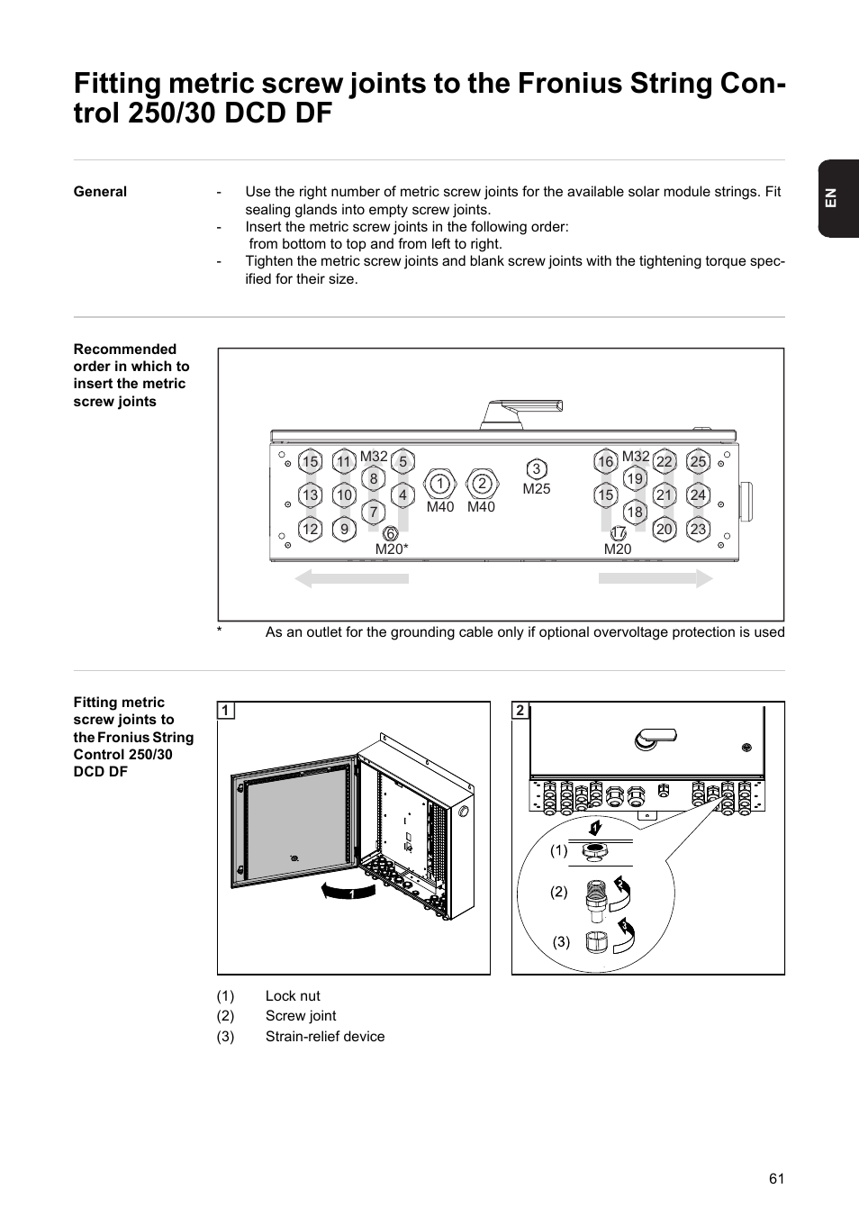 Fronius String Control 250/30 DCD DF User Manual | Page 63 / 132