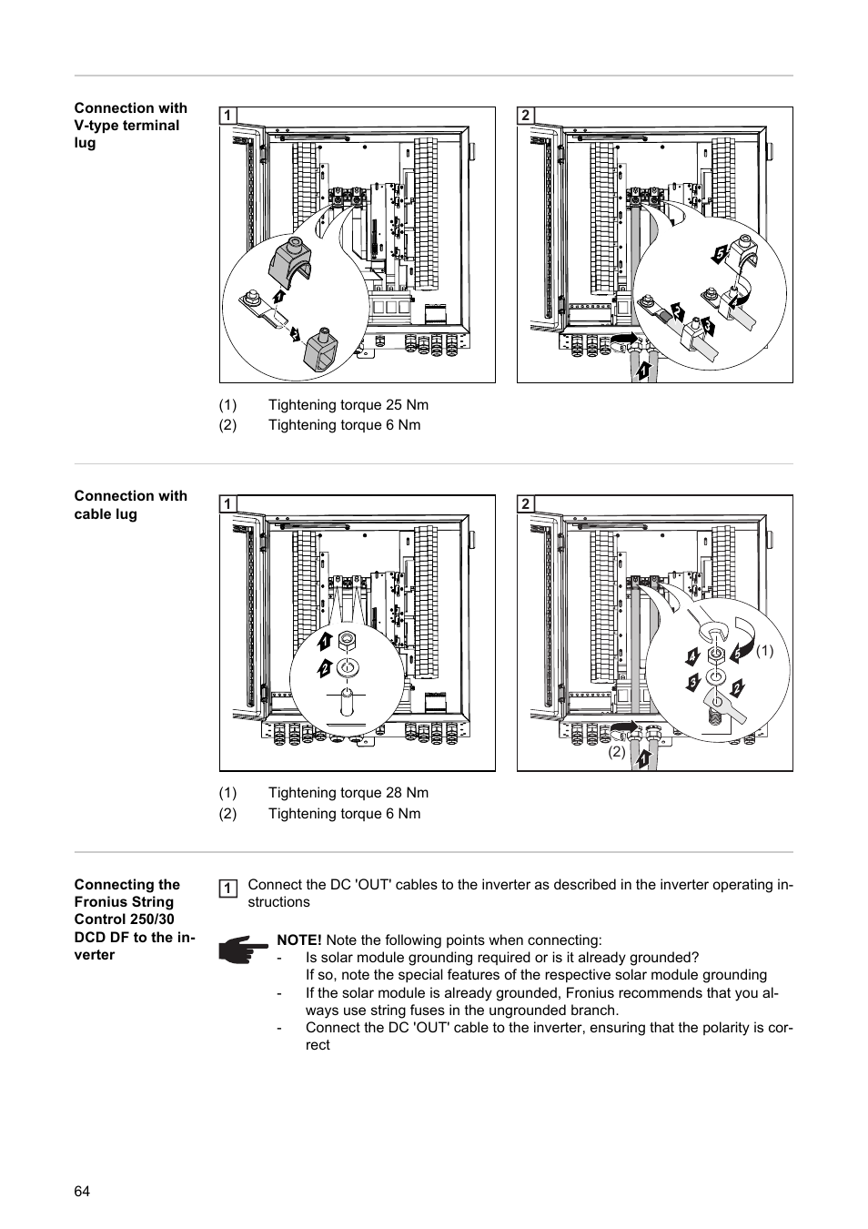 Fronius String Control 250/30 DCD DF User Manual | Page 66 / 132