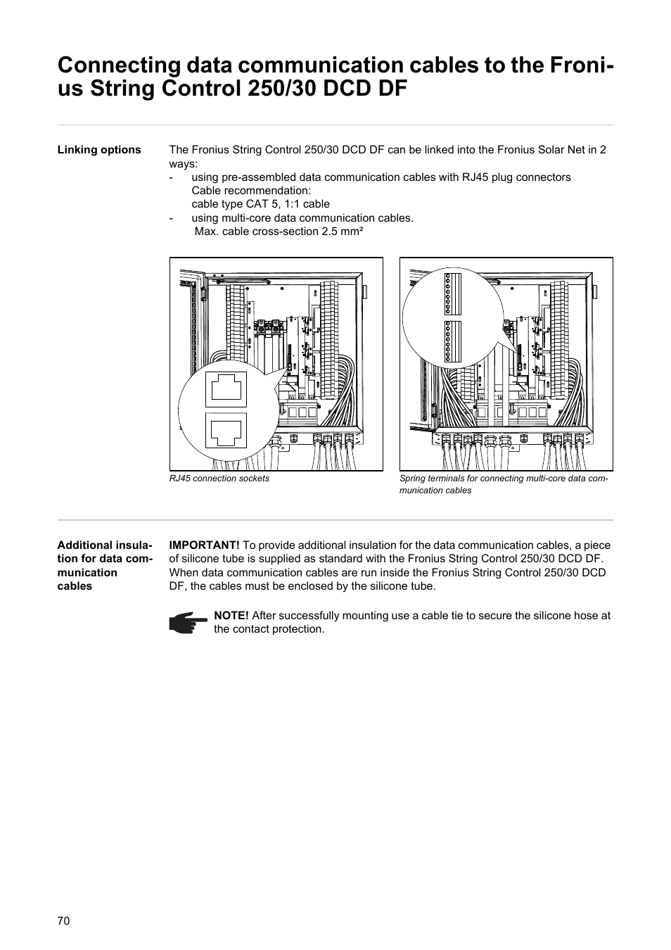 Fronius String Control 250/30 DCD DF User Manual | Page 72 / 132