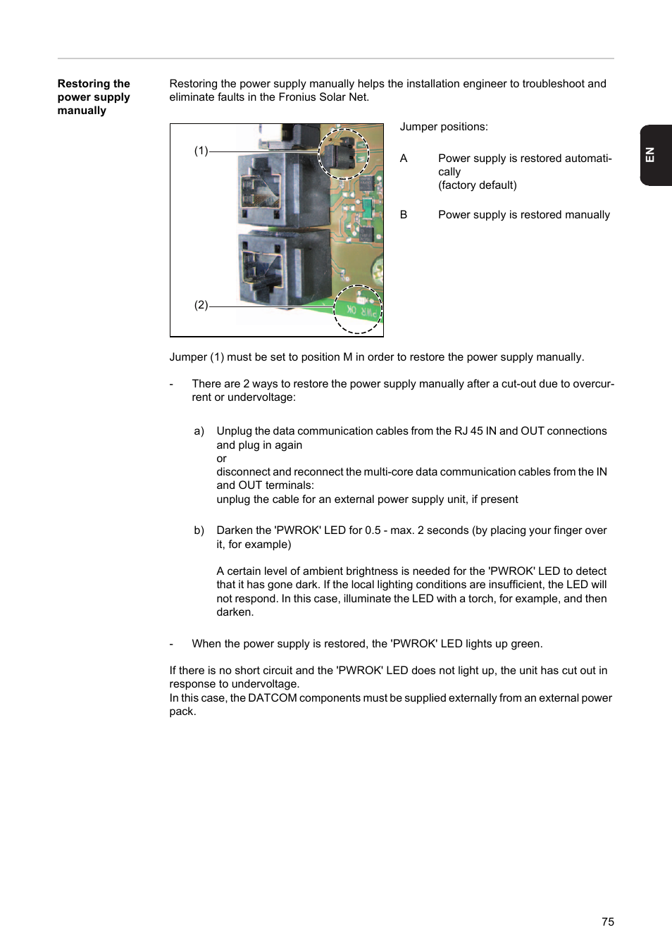 Fronius String Control 250/30 DCD DF User Manual | Page 77 / 132