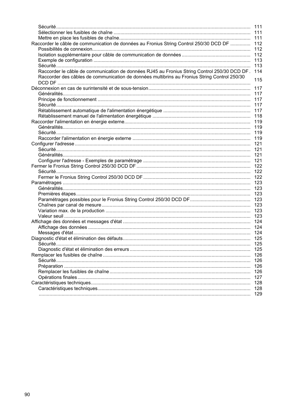 Fronius String Control 250/30 DCD DF User Manual | Page 92 / 132