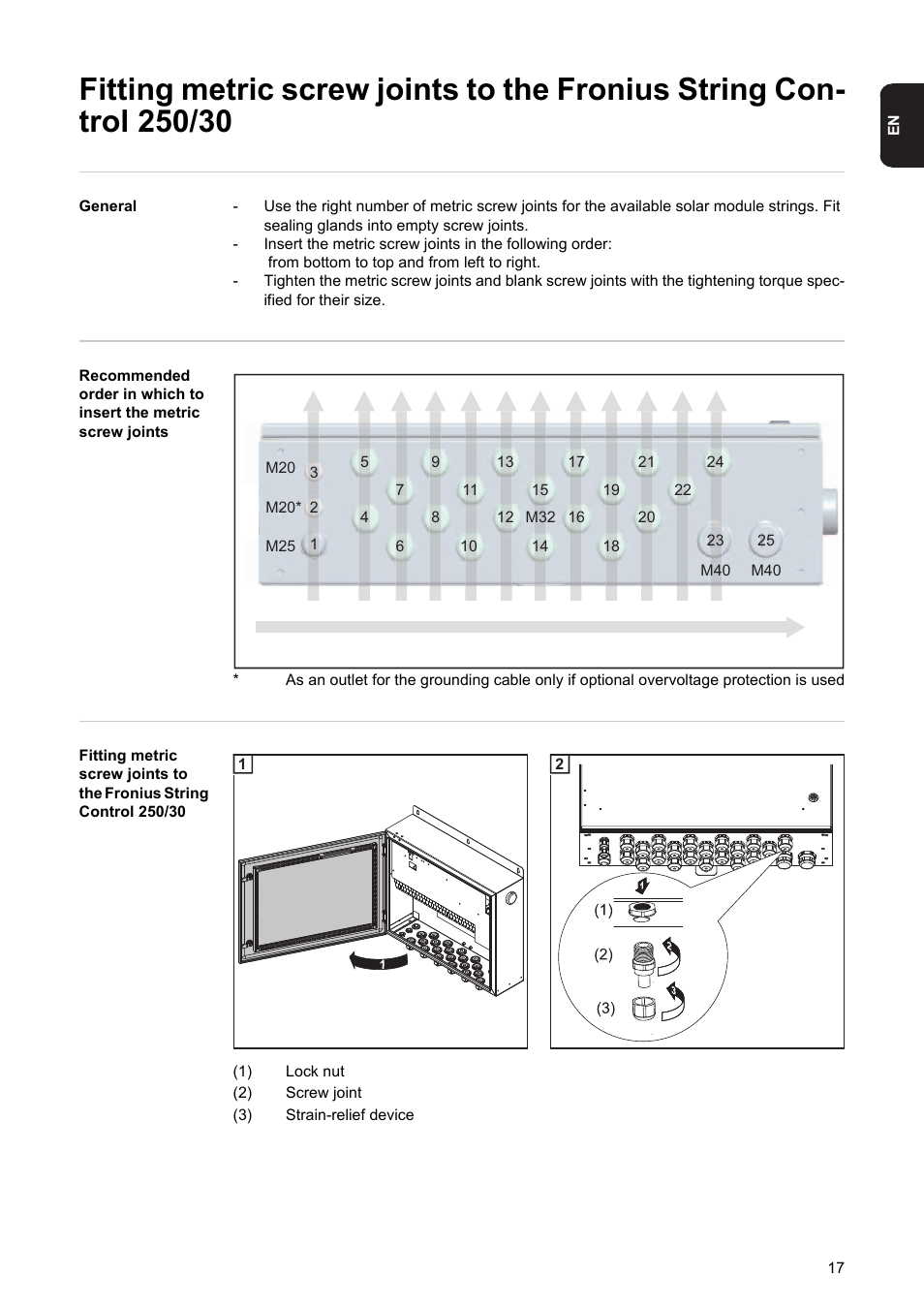 Fronius String Control 250/30 User Manual | Page 19 / 46