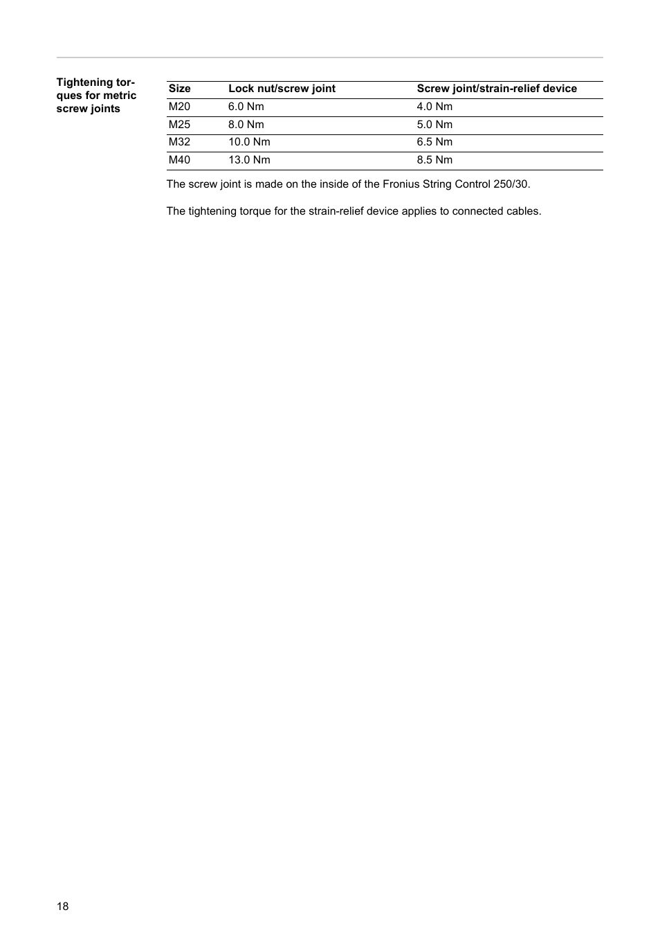 Fronius String Control 250/30 User Manual | Page 20 / 46