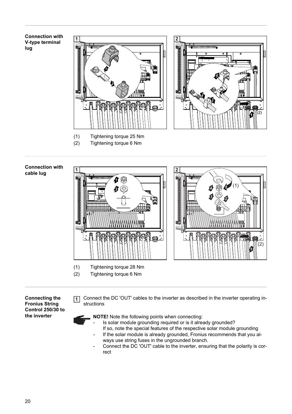 Fronius String Control 250/30 User Manual | Page 22 / 46