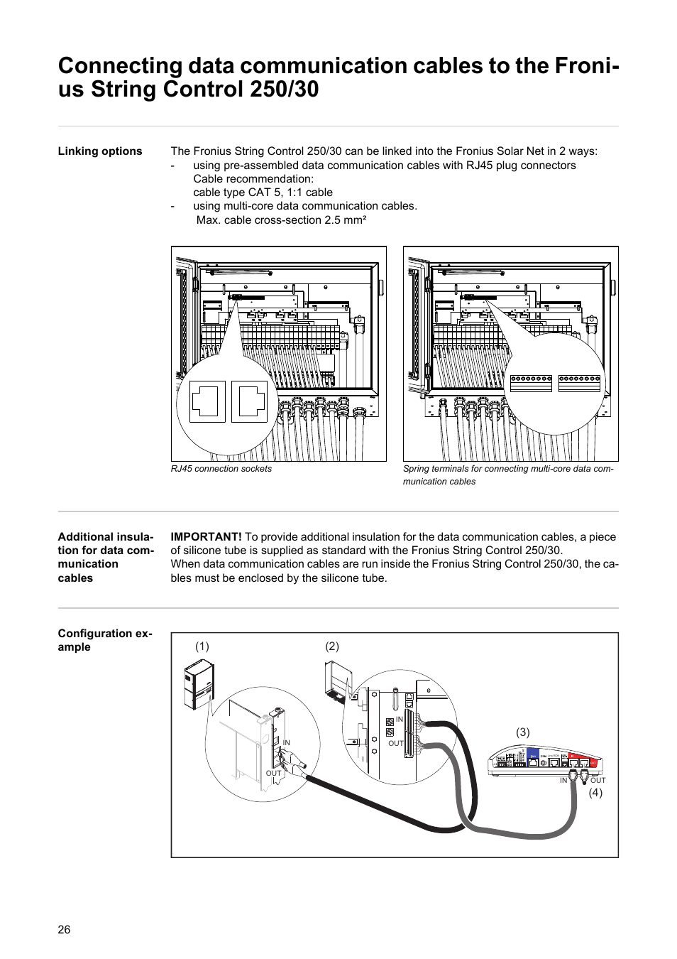 Fronius String Control 250/30 User Manual | Page 28 / 46