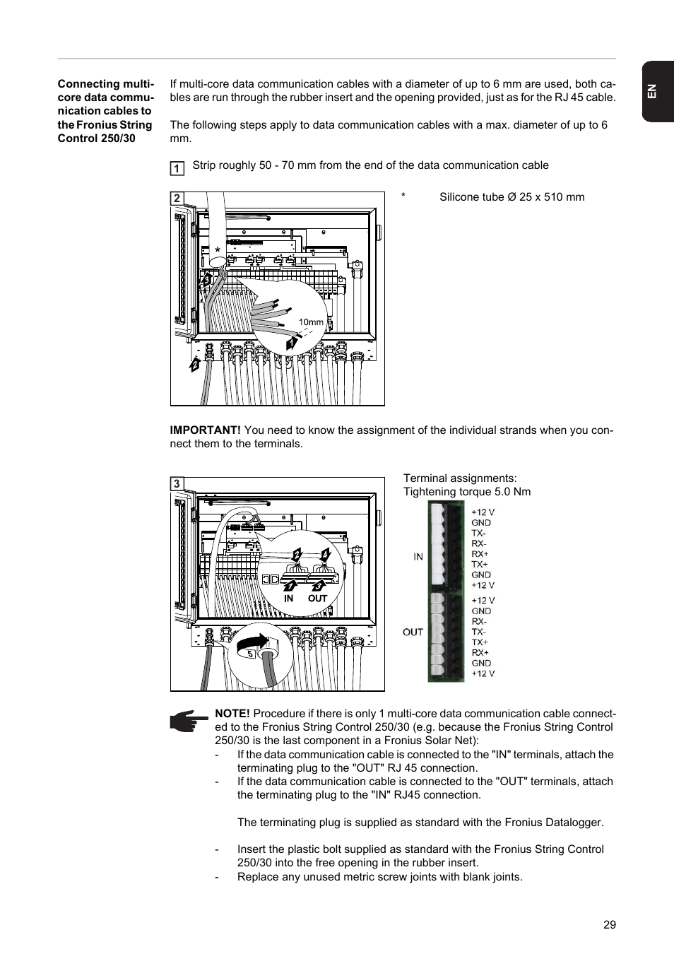 Fronius String Control 250/30 User Manual | Page 31 / 46