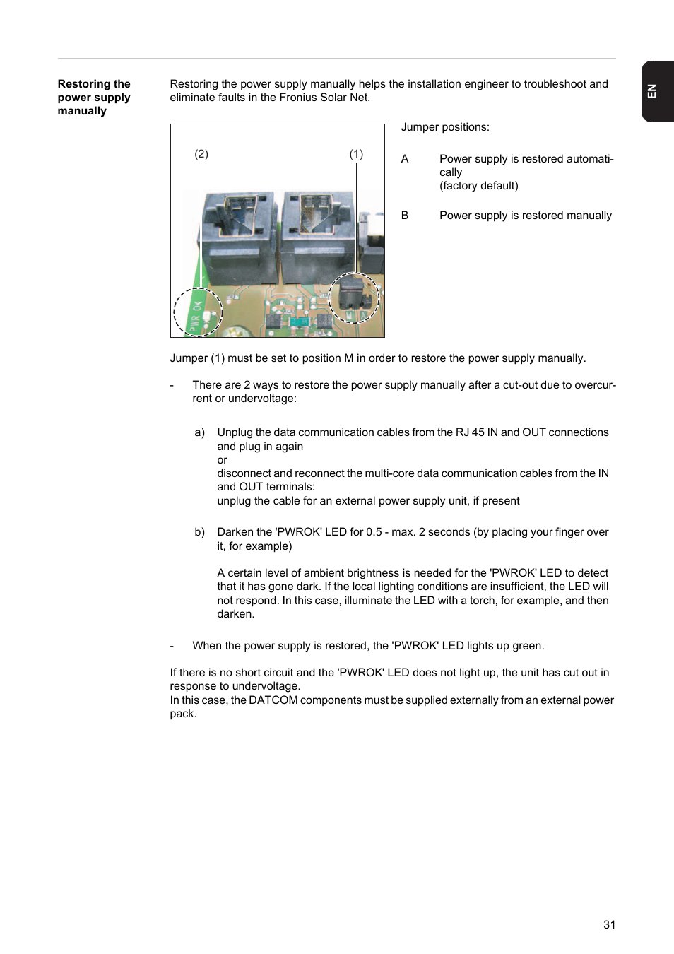 Fronius String Control 250/30 User Manual | Page 33 / 46