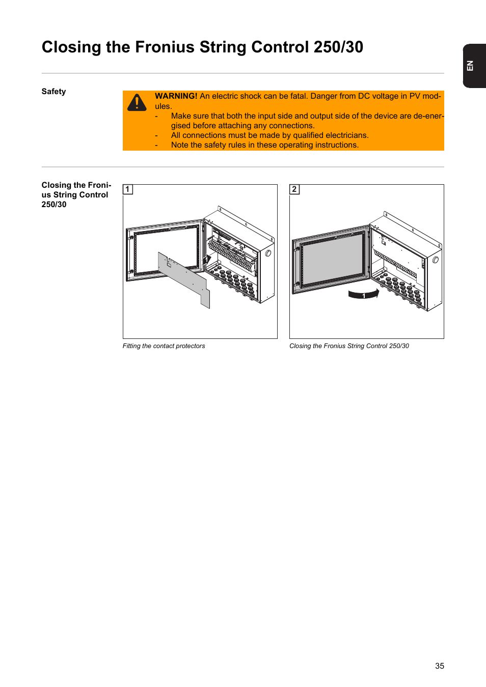 Fronius String Control 250/30 User Manual | Page 37 / 46