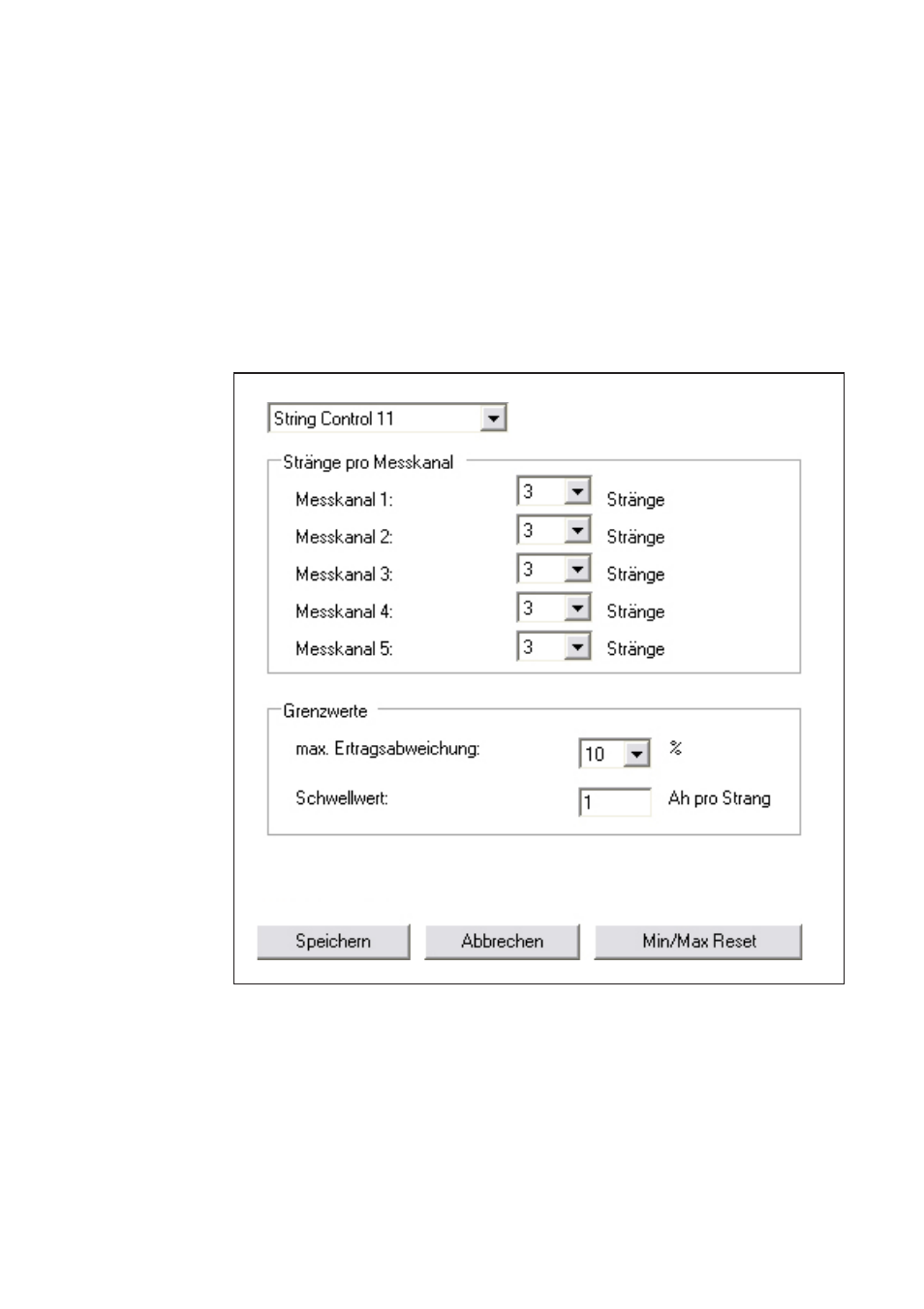 Einstellungen | Fronius String Control 250/25 DCD DF User Manual | Page 44 / 197