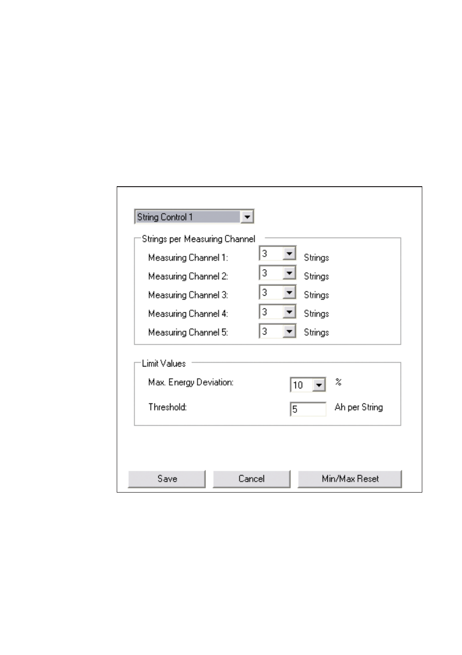 Settings | Fronius String Control 250/25 DCD DF User Manual | Page 92 / 197