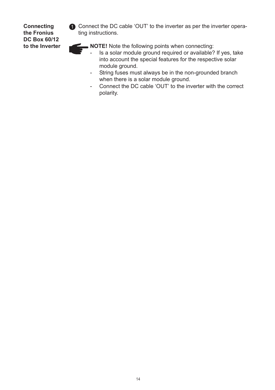 Fronius DC Box 60/12 User Manual | Page 40 / 135