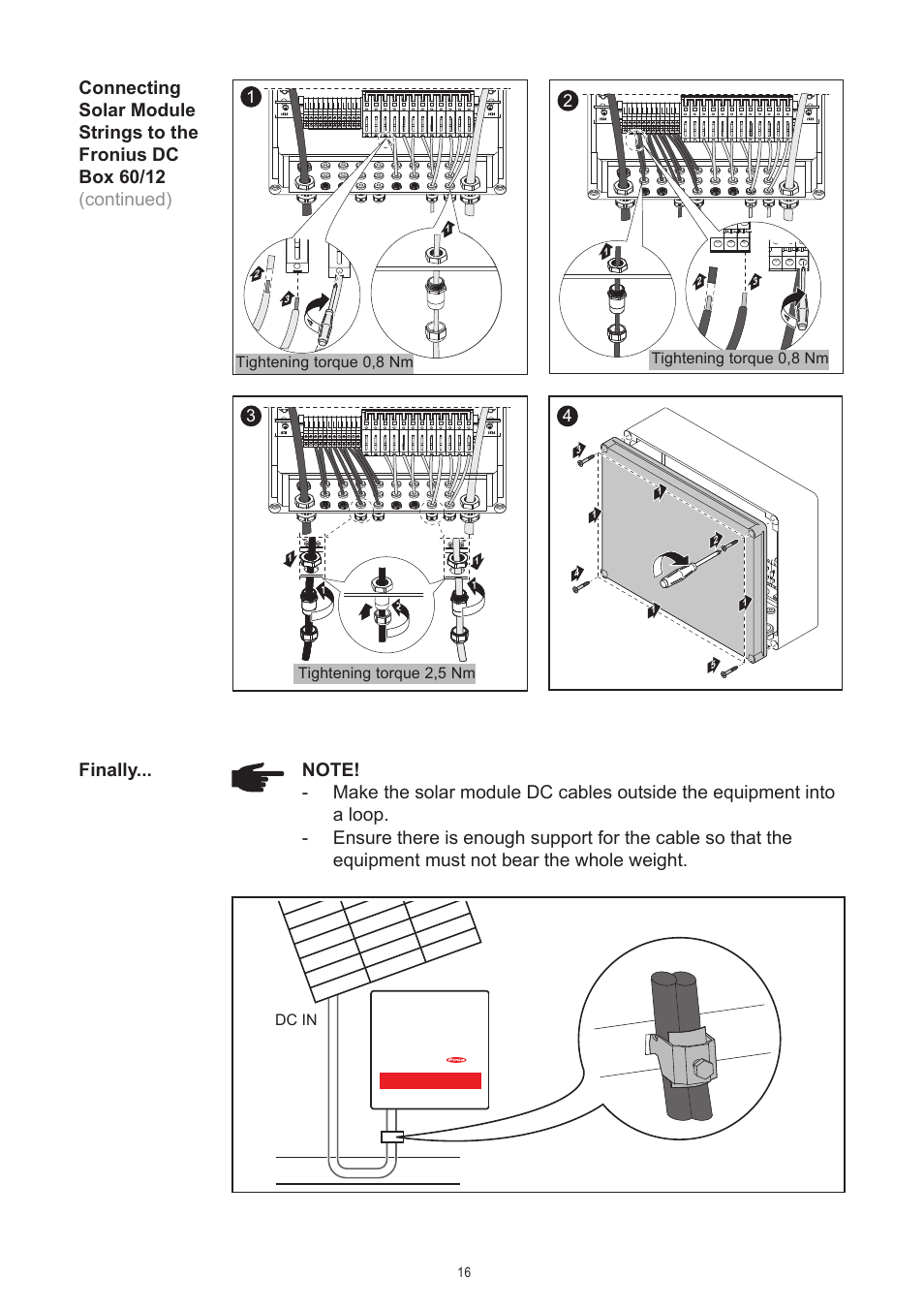 Finally | Fronius DC Box 60/12 User Manual | Page 42 / 135