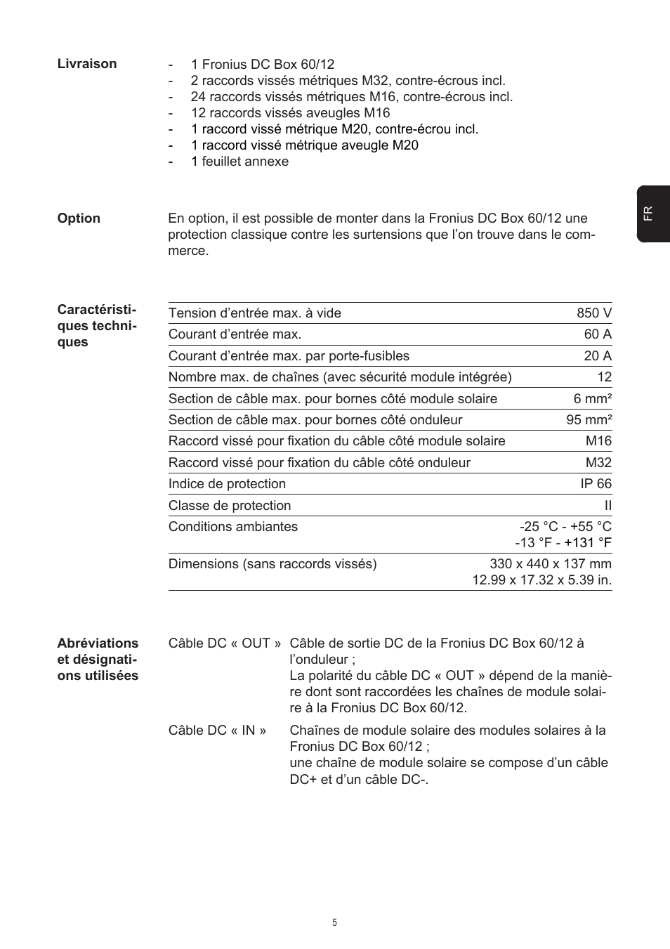 Fronius DC Box 60/12 User Manual | Page 53 / 135