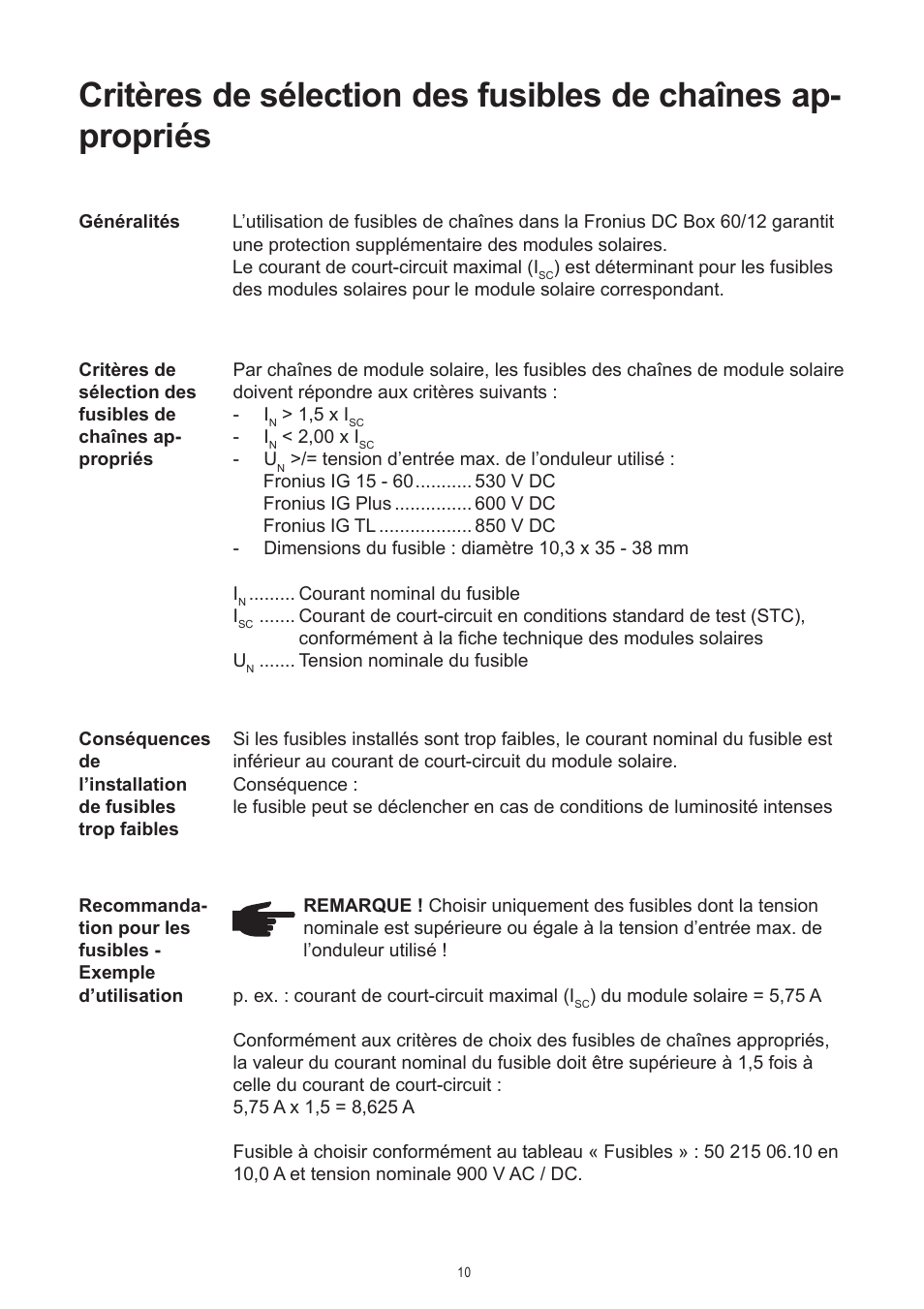Fronius DC Box 60/12 User Manual | Page 58 / 135