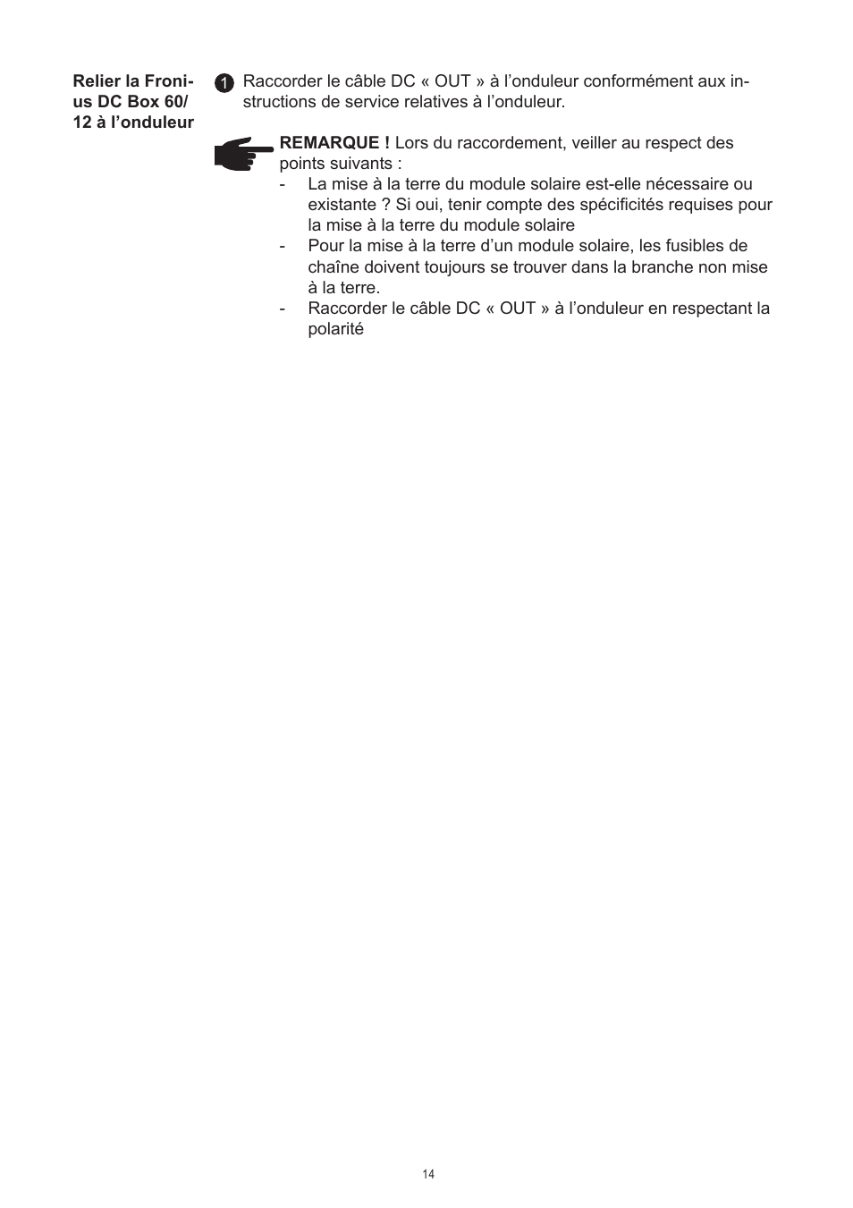 Fronius DC Box 60/12 User Manual | Page 62 / 135