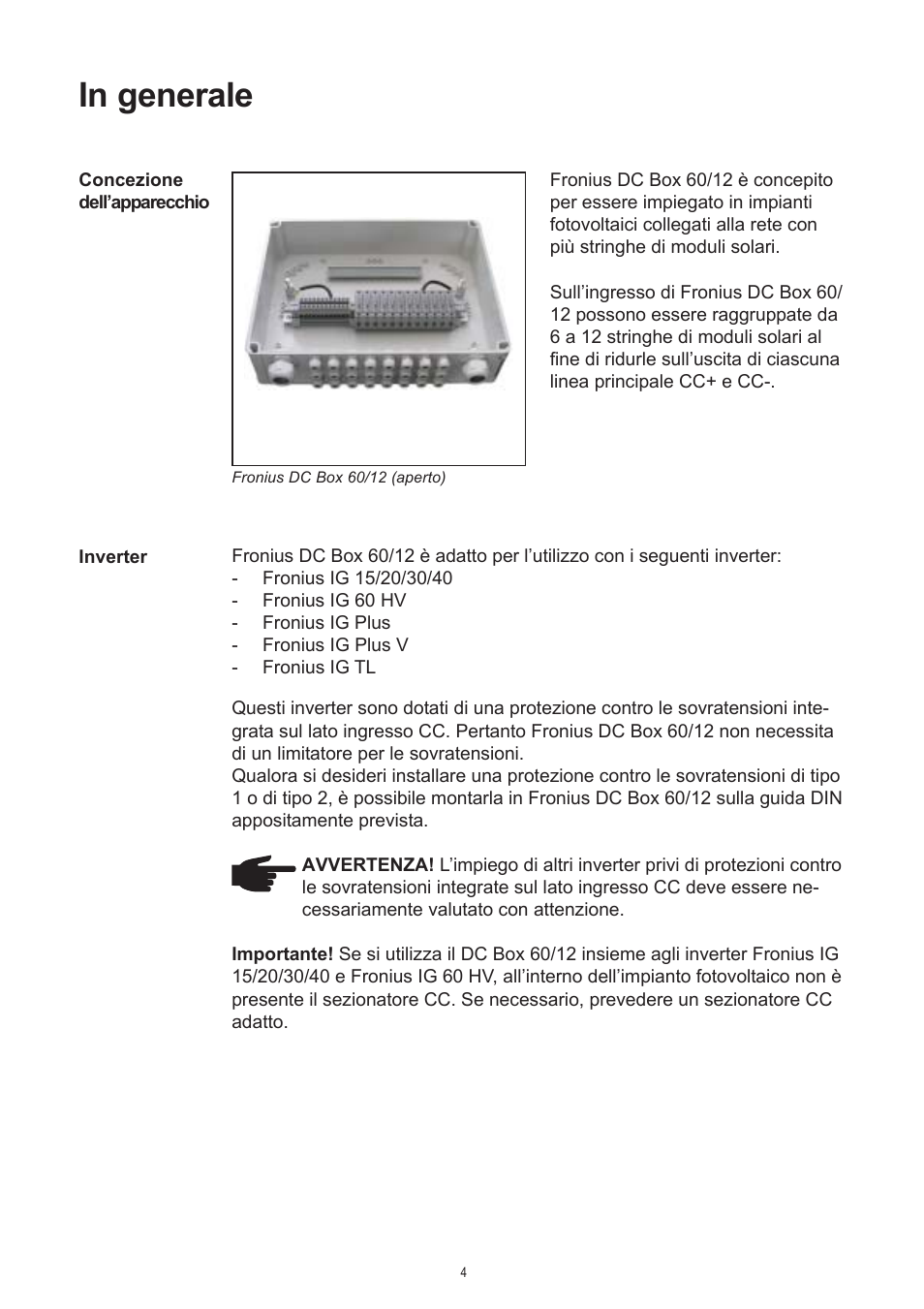 Fronius DC Box 60/12 User Manual | Page 74 / 135